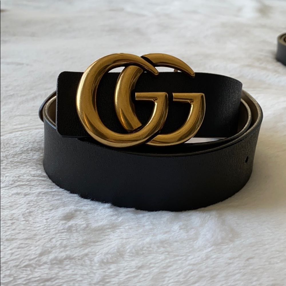 Thick band Gucci belt